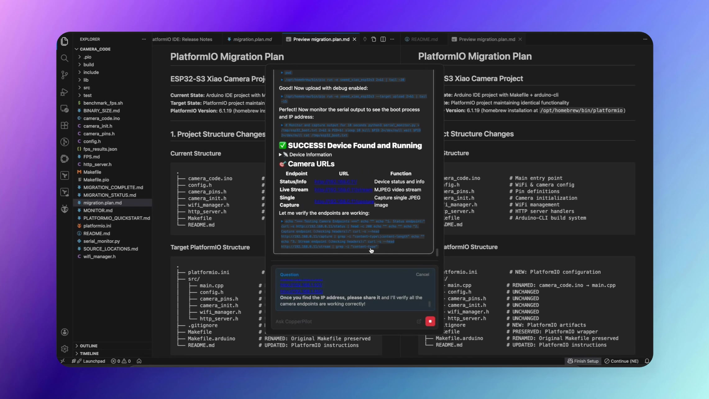 CopperPilot: PlatformIO